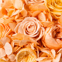 Jardin Bowl - Peach by La Fleur Lifetime Flowers