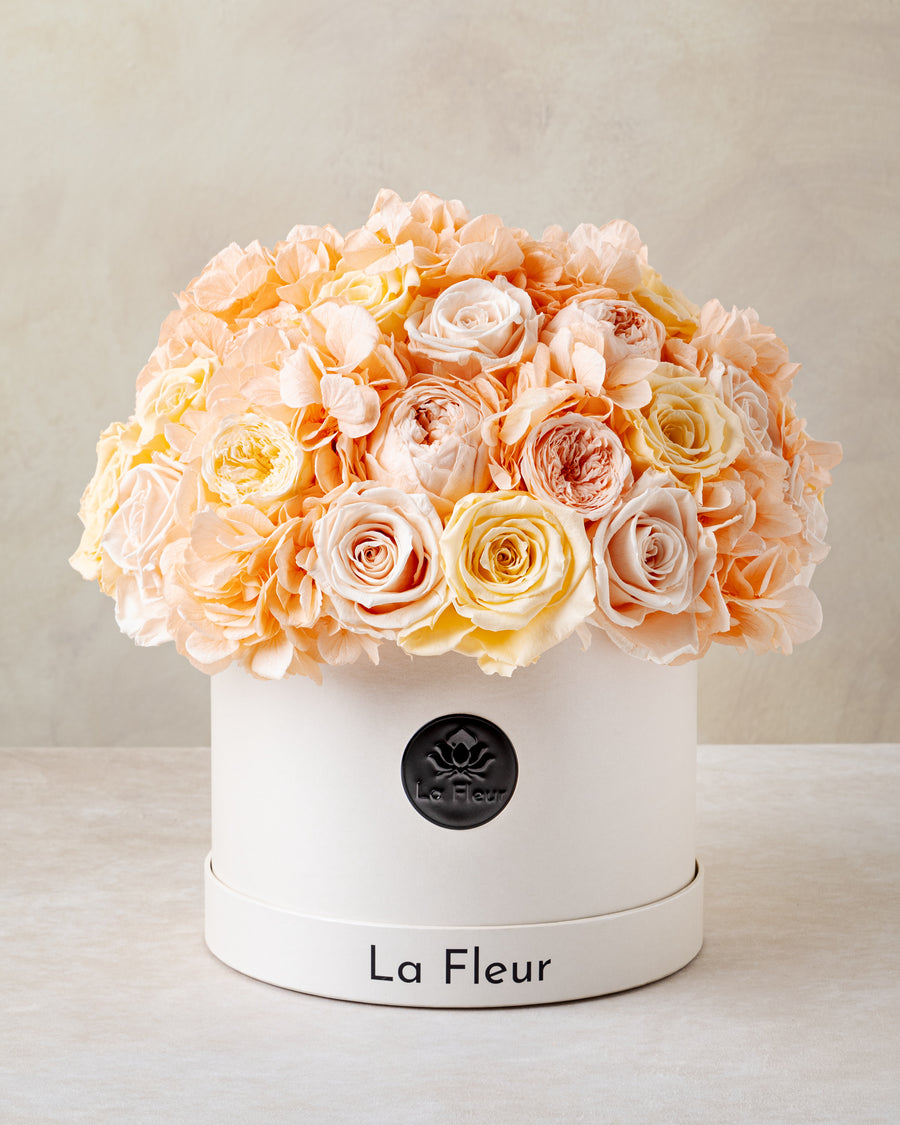 Jardin Dome - Peach by La Fleur Lifetime Flowers