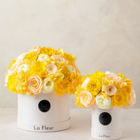 Jardin Petite Dome - Yellow by La Fleur Lifetime Flowers