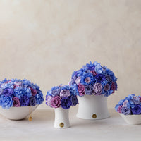 Jardin Bowl - Purple by La Fleur Lifetime Flowers