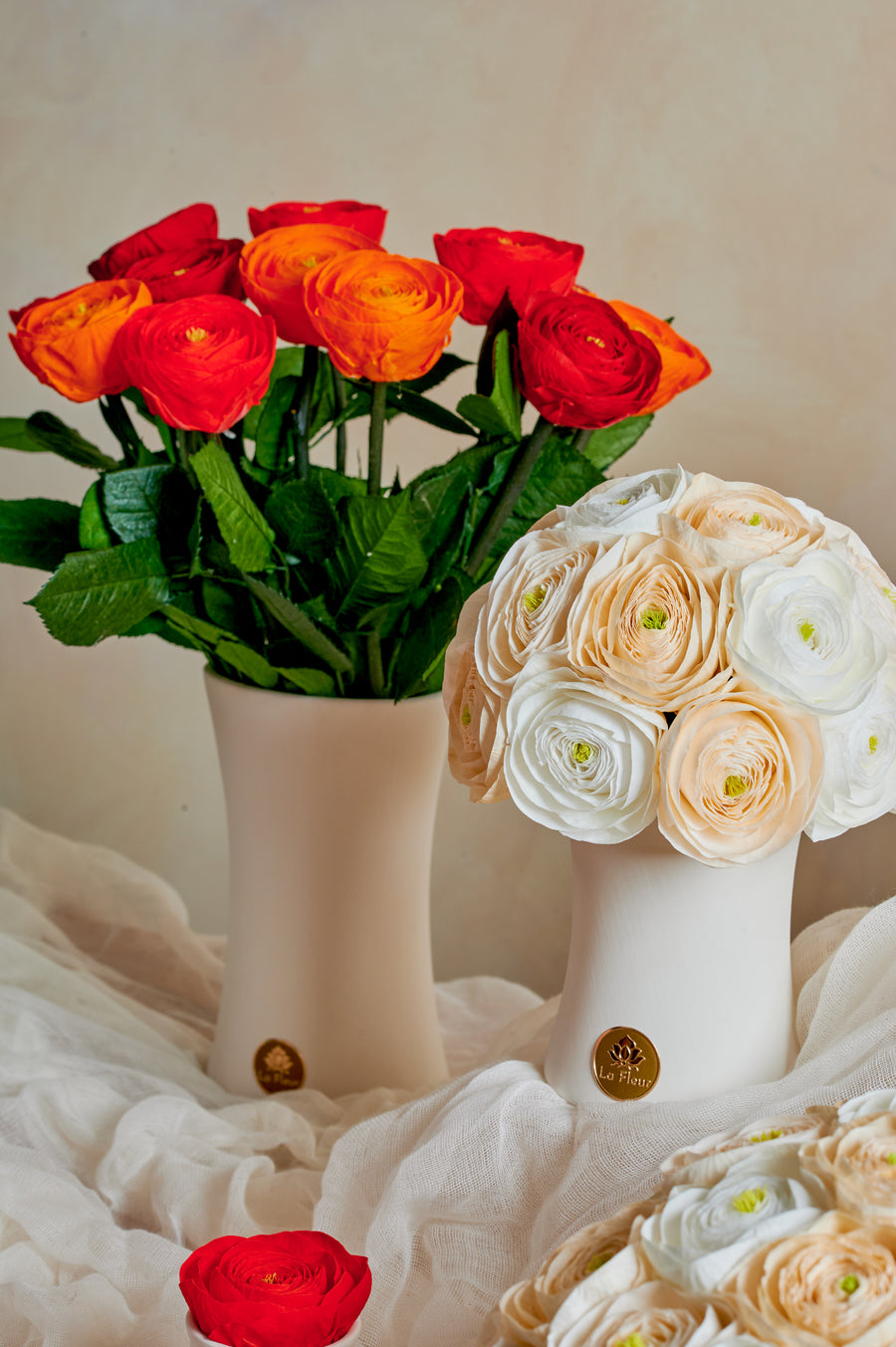 Creme Dozen Ranunculus