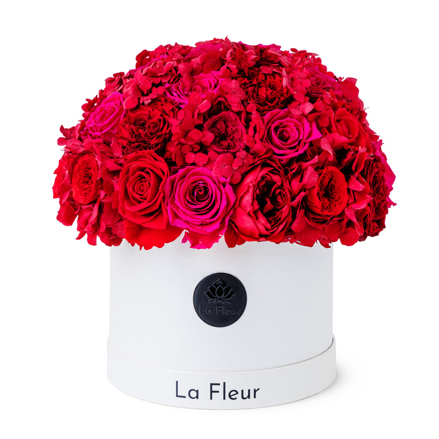 Jardin Dome - Red by La Fleur Lifetime Flowers