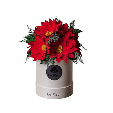 Poinsettia Petite Dome