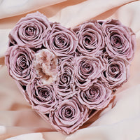 Pink Amethyst - Crystal Collection by La Fleur Lifetime Flowers