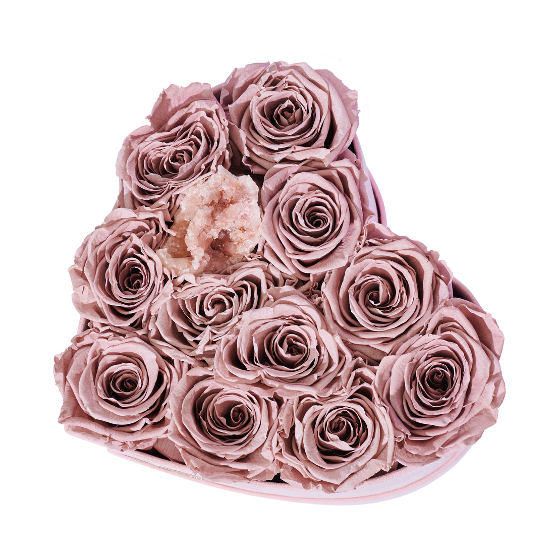 Pink Amethyst - Crystal Collection by La Fleur Lifetime Flowers